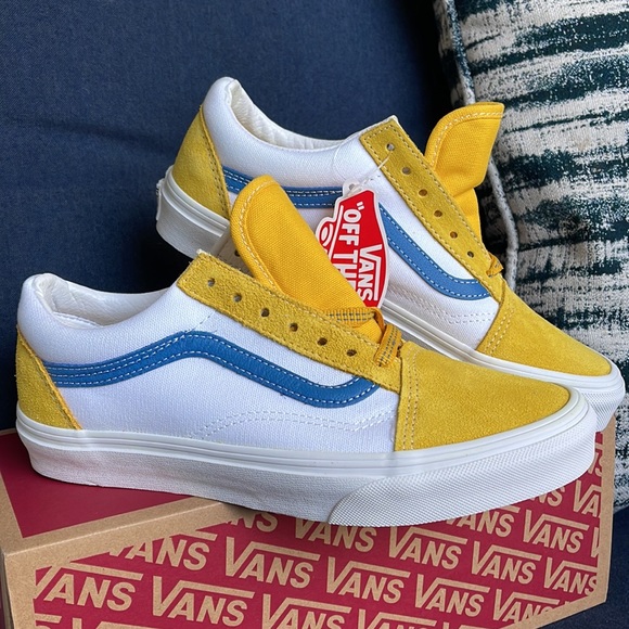 Vans Old Skool Sport Pop Yellow White WMNS - Picture 6 of 16